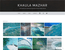 Tablet Screenshot of khaulamazhar.com